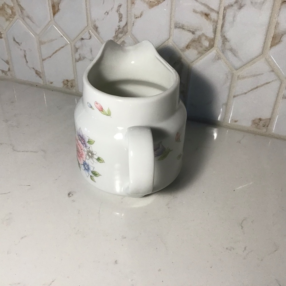 Vintage F.T.D.A “Especially for You” Floral Pitcher – 4" Tall, Cottagecore Charm - Picture 4 of 4